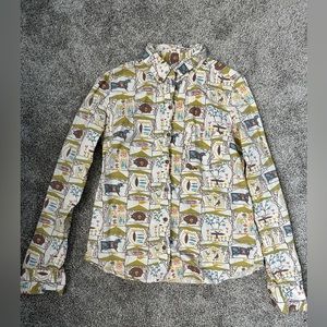 Anthropologie Buttondown